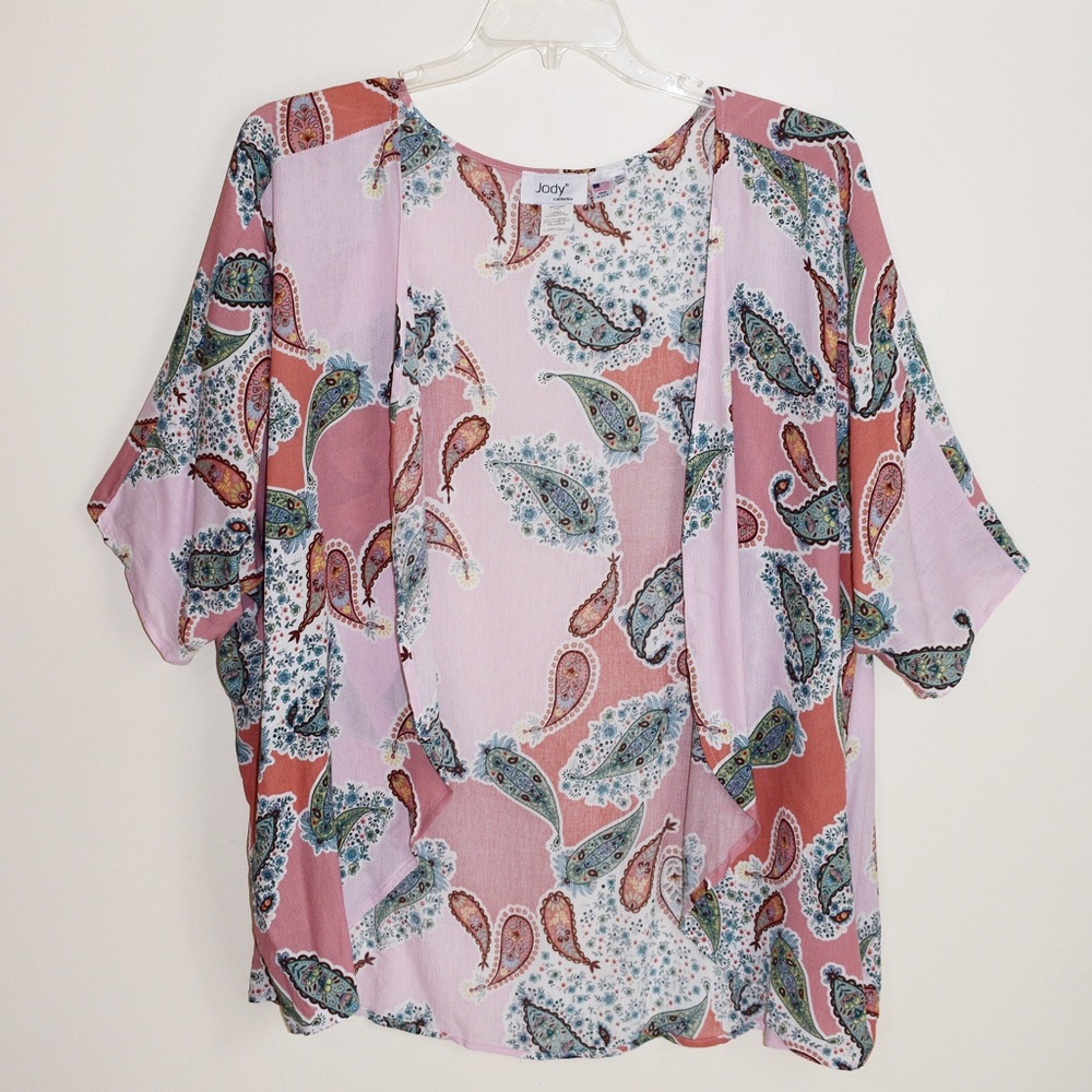 Jody Paisley Print Kimono Top
